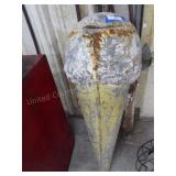 Vintage metal ice cream cone (AS IS) approx. 39"