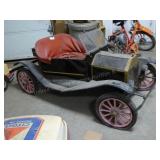 Go-cart vintage car (turns over, has compression)