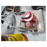 Vintage push mower (motor turns over)