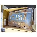 Chevy license plates
