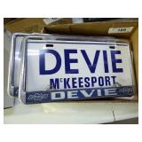 License plate brackets