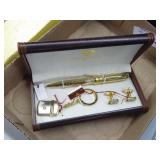 Mario Valentino Pen & cuff links set