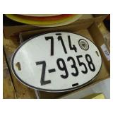 Foreign license plate