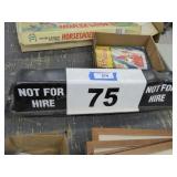 Not For Hire sign