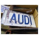 Audi - Porsche license plates