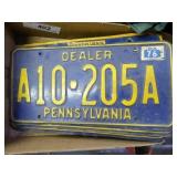 Penn Dealer license plates