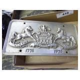1976 decorative license plate