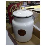 Vintage Flintstone porcelain container