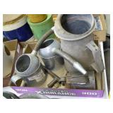 Vintage oil containers