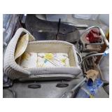 Vintage wicker stroller