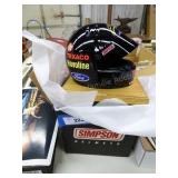 Ernie Irvan signed helmet decor
