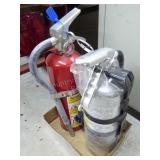 2 fire extinguishers
