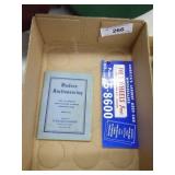 Vintage auction handbook & other