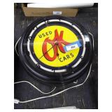 OK Used Car clock
