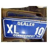 Penn. Dealer license plates & other
