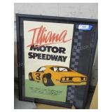 Illiana Speedway picture hand painted by Bob Behou