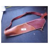 Leather arrow carrier