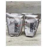 2 bags protein powder