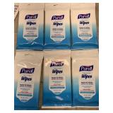 6 packs Purell hand sanitizer wipes
