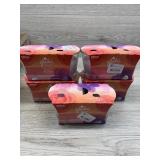 5 glade rose and bloom candles