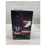 U by kotex teen overnight