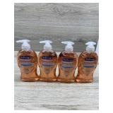 4 bottles soft soap antibacterial soap