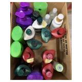 20 full size bottles various shampoo and