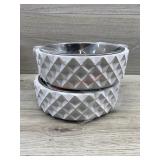 Set of 2 dog bowls