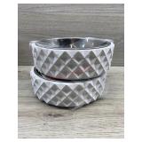 Set of 2 dog bowls