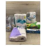 Paper goods lot -open or smashed boxes