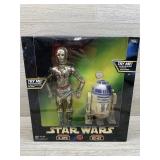 C-3PO and R2-D2 figures marked 1998
