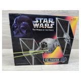 Tie fighter with ejecting solar panel wings