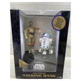 C-3PO and R2-D2 talking bank