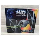 Tie fighter with ejecting solar panel wings