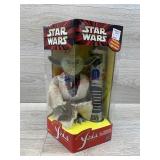 Interactive yoda with light saber