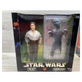 Han Solo as prisoner and in carbonite