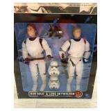 Han Solo and Luke skywalker