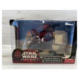 Darth maul in Sith speeder