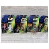 R5D4. Princess Leia. Lando clarissian. Bossk