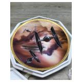 Red five x wing fighter collector plate