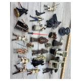 Assorted action figures