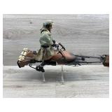 Luke skywalker on speeder marked 2001