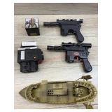 Replica shooters. Play set.