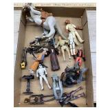 Action figures including larger tauntaun