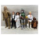 Chewbacca. Han Solo. Leia. Boba fett. Luke