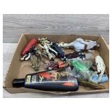 Large lot of miscellaneous figures. Vehicle and