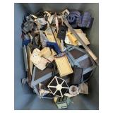 Tote of miscellaneous parts