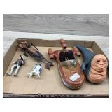 Assorted figures and vehicles