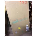 SMOKE GLASS TOP COFFEE TABLE