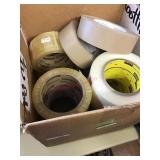 19 ROLLS OF VARIOUS PACKING TAPES